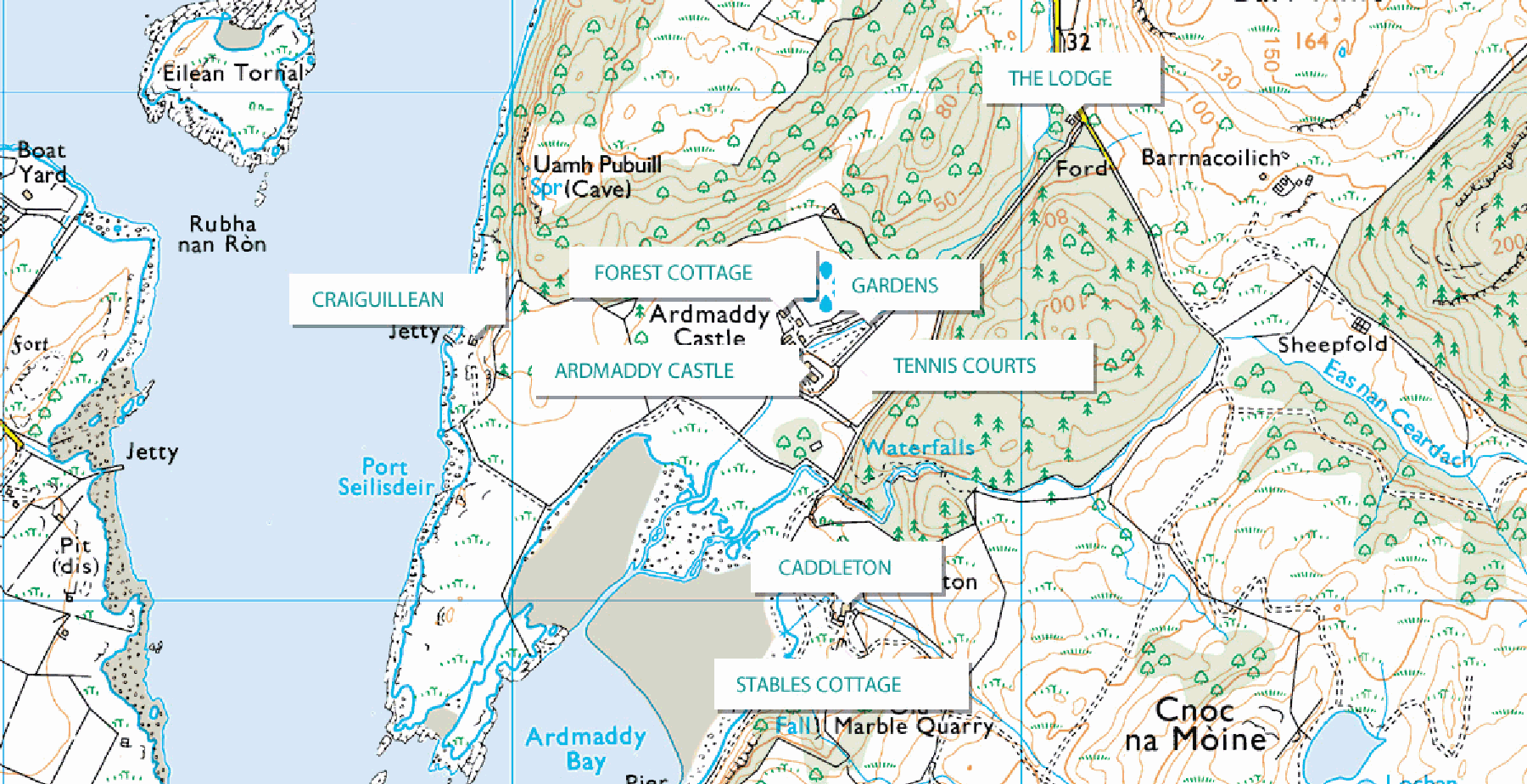 Cottages Map